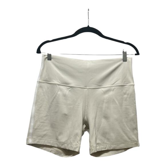 NWT Lululemon Align Side Strip Shorts, 6”, Light Ivory/White - 12 - Picture 6 of 8